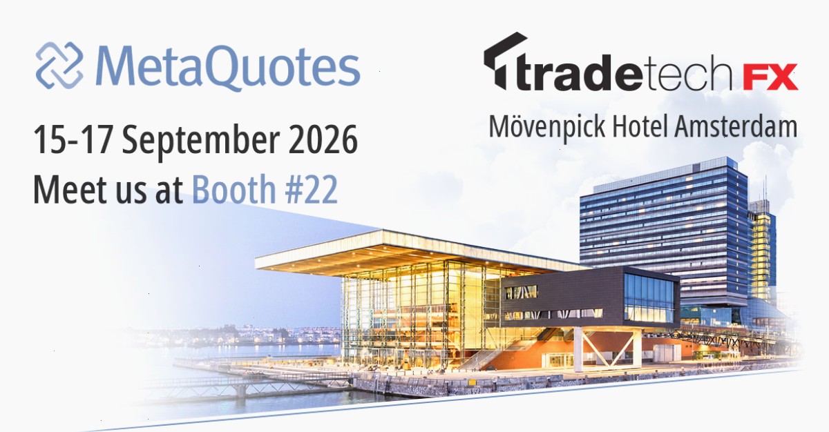 MetaTrader5_MT5官网_iOS安装入口：MetaQuotes 将在阿姆斯特丹举办的 TradeTech FX 2026 上展示 MetaTrader 5 机构级和 AI 就绪型外汇基础设施（封面配图）
